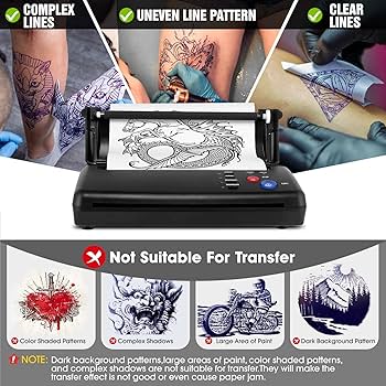 【美品】タトゥーステンシルプリンター 転写機 サーマルコピー機 動作確認済み Amazon | LifeBasis タトゥー転写ステンシルプリンター タトゥー